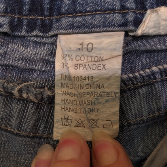 Ethyl acid wash denim with copper and sapphire details - Picture 9 of 9